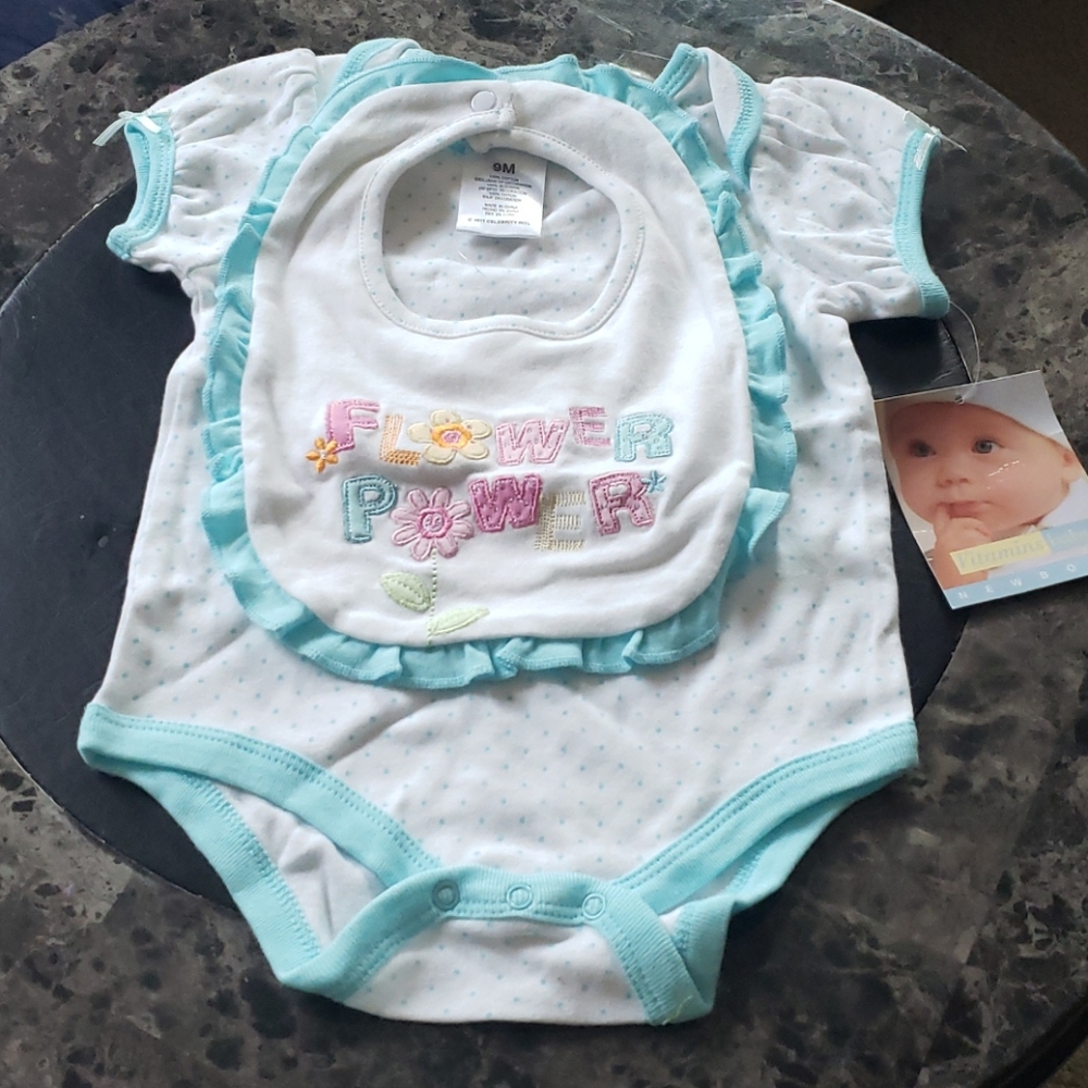 Vitamins baby onesie/bib